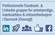 Professionelle Facebook- & Linkedin-grupper for selvstændige, iværksættere & virksomhedsejere i Danmark og Østjylland [Oversigt]