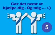 Hjælp dig selv … ! – 5 - Hvad kan du gøre, for mig ... ?